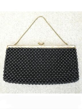 Vintage Beaded Clutch John Wind Bag by Debbie Handbag